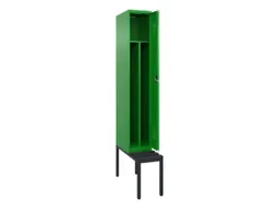 locker met bank,voor scheiding van kleding,HxBxD 2120x300x815mm,1vak