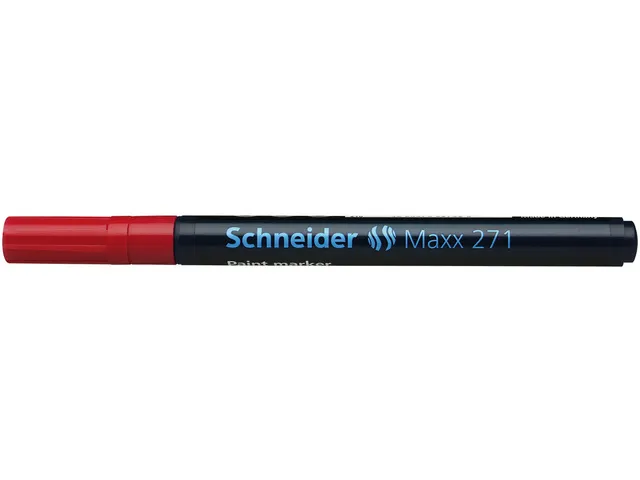 Lakmarker Schneider Maxx 271 1-2mm Rood