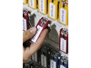 Sleutellabel Durable met ring assorti 6stuks - 4