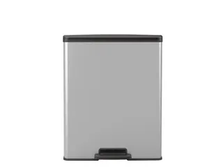 Pedaalemmer Decobin Duo 26+26 Liter Zilver Zwart - 4