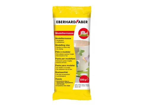 Efaplast classic Eberhard Faber boetseermateriaal 500gr. wit