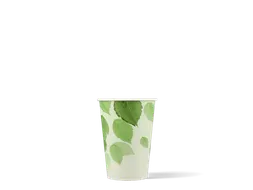 Biologische Koffie Beker Karton 180ml Groene Blaadjes 100 Stuks