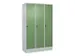 locker voor scheiding van kleding,HxBxD 1950x1200x500mm,3vak