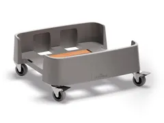 Trolley DURABIN 90L rPP Grafiet Grijs