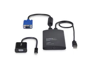 Draagbare Laptop Crash Cart Adapter, USB/VGA/Mini DisplayPort KVM Cons - 3