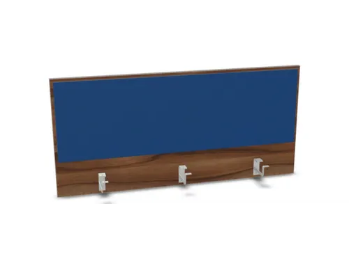 opzetpaneel bureau aanbouw achter NP-tiepolo nut BN6016-blauw 1200mm