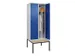locker voor scheiding van kleding,HxBxD 2120x800x815mm,2vak