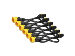 Voedingskabelkit (6 ea), met vergrendeling, C19 naar C20, 0,6m (2ft),