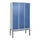 locker,HxBxD 2120x1200x500mm,3vak,vak B 400mm,cil.-slot,voetonderstel