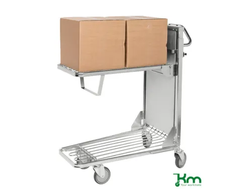 Kopwandwagen,Draagverm. 300Kg,2Etage(S),Staaletage,Gegalvaniseerd