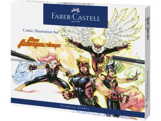Tekenstift Faber-Castell Pitt Artist Pen Comic illustratie set - 3