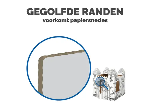 Kartonnen Kasteel XL Bankers Box Play inkleurbaar