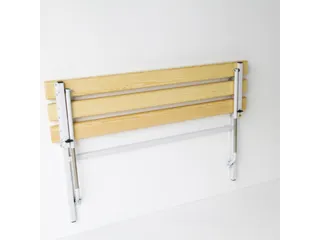 klapbank,HxLxD 780x1200x380mm,houten lijst,frame staal RAL7035 - 4