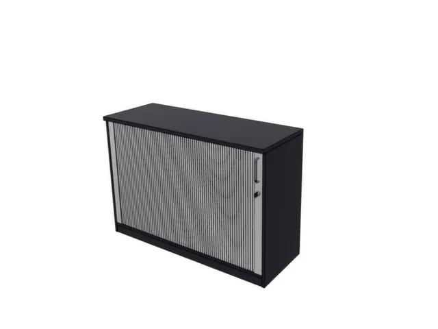 jaloeziedeurkast,HxBxD 825x1200x445mm,1xhouten vloer,2 OH,CC-zwart