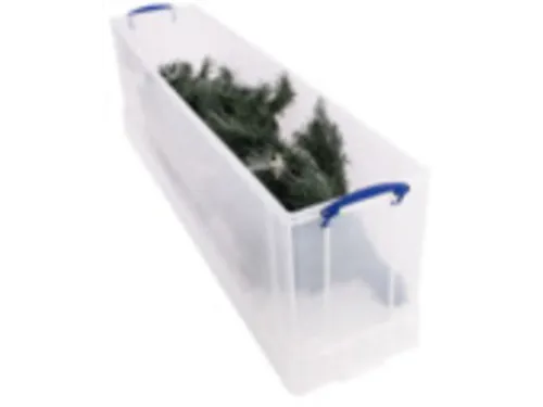 Opbergbox Really Useful 77 liter 1201x270x355mm transparant wit