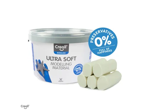Klei Creall Play-it Ultra Soft helder wit 1100 gram