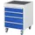 mobiel ladeblok HxBxD 745x580x650mm 4laden romp RAL7035 front RAL5010