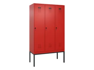 locker,HxBxD 2120x1200x500mm,3vak,vak B 400mm,draaigrendel - 2