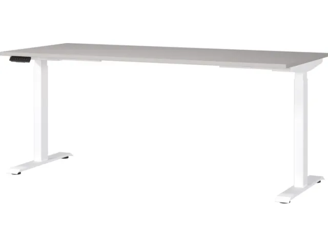 Elektrisch ihv bureau,HxBxD 720-1200x1800x800mm,blad decor kasjmier