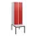 Dubbeldekse dekenkist,HxBxD 1950x600x815mm,2x2vak.,vak B 300mm