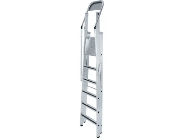 Platformladder Aluminium Bordes H X B X D 1320X 400X 400Mm 5Treden