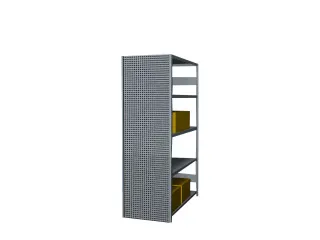 zijwand,v. inhaakstelling,HxD 2000x600mm,verzinkt,perforatieplaat - 2
