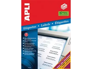 Laserprinter Etiketten 37x70mm Wit - 1