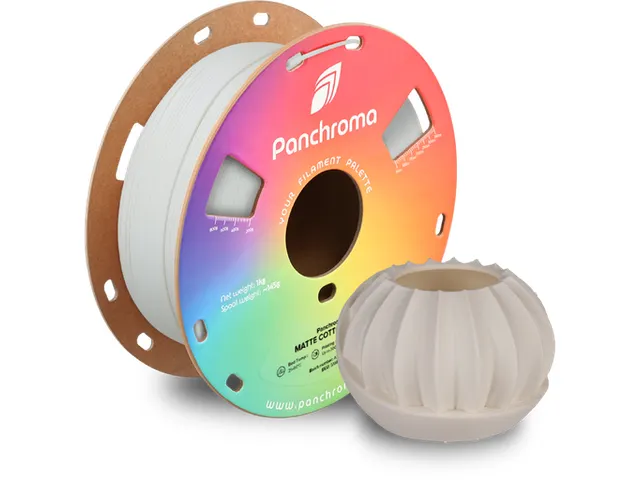 PLA Matte 1,75mm katoenwit 1kg Panchroma 3D Filament