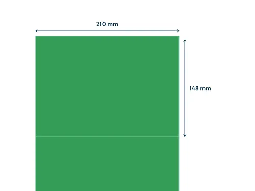 Gekleurde Etiketten 210x148mm Groen 42523 1000 Vel