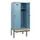 locker met bank,HxBxD 1950x800x815mm,2vak,vak B 400mm,draaigrendel