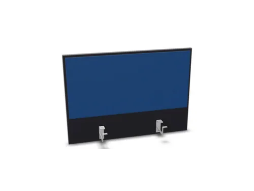 opzetpaneel,v. bureau,aanbouw achter,B 800mm,CC-zwart,BN6016-blauw