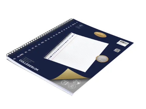 Bloc de cours Multo A4 carreau 5mm 23 perforations 160 pages 90g