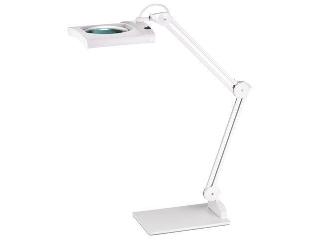 bureaulamp met loep Alco LED wit 12,4 watt 62 LEDS | BureaulampenWinkel.be