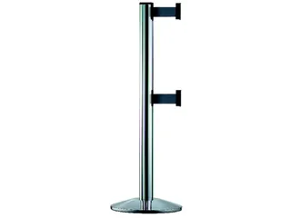 Afzetsysteem Chroom 1000x70mm 2 Afzetbanden Bandkleur Rood - 1