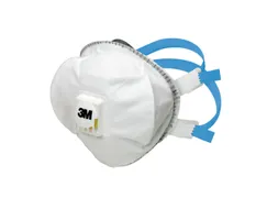 3M 8825+ NR D FFP2 stofmasker met ventiel, per 5 maskers