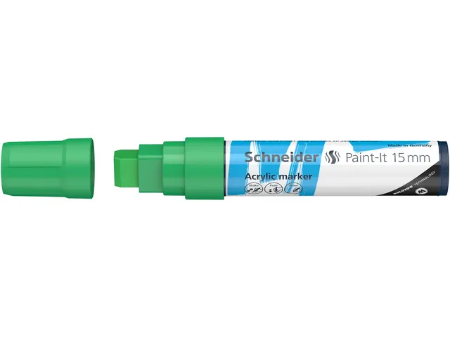 Acrylmarker Schneider Paint-It 330 15mm groen