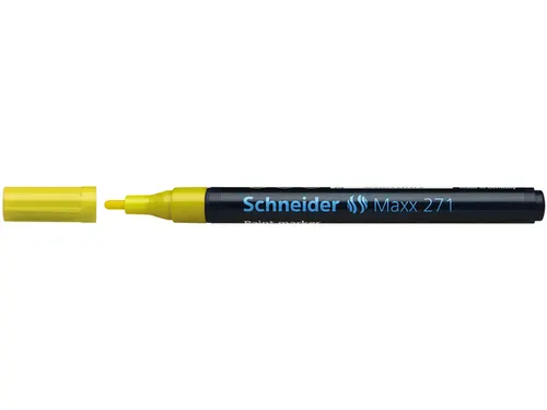 Lakmarker Schneider Maxx 271 1-2mm Geel