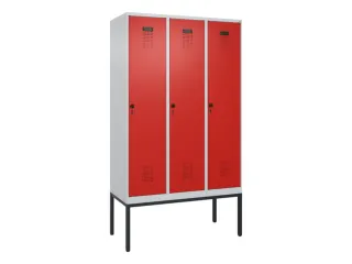 locker voor scheiding van kleding,HxBxD 2120x1200x500mm,3vak - 2