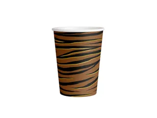 Wegwerp bekers Papier Cups Tiger Safari 8 stuks - 4
