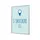 Kliklijst A1 complete set met print "S'incrire ici" Blauw