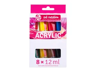 Acrylverf Talens Art Creation assorti 8 tubes à 12ml - 1