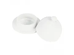 Boterpotje+cloche porselein 9cm