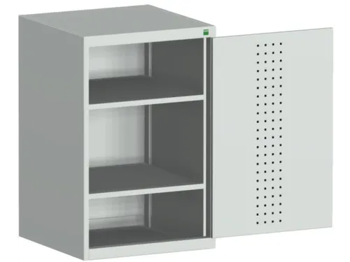 kast met geperforeerde platen,HxBxD 1000x650x650mm,2xStalen bodem