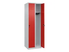 locker,HxBxD 1850x600x500mm,2vak,vak B 300mm,draaigrendel