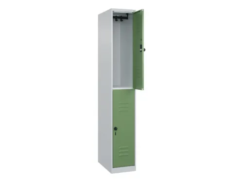 dubbeldekse locker,HxBxD 1850x300x500mm,1x2vak.,vak B 300mm