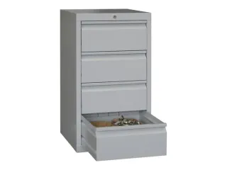 ladekast 900x500x500mm 4laden cilinderslot RAL7035 front RAL7035 - 1