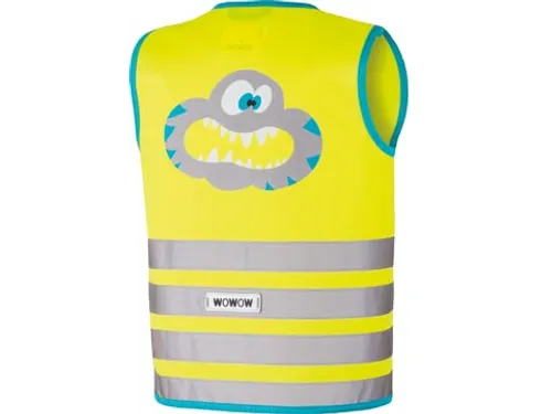 Crazy Monster Jacket Reflecterend Fluohesje Kind Geel Medium