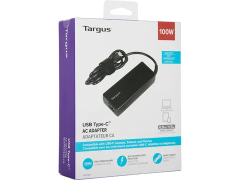 Apa108Eu Targus Usb-C Oplaadkabel 100w zwart
