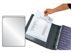 Insteektas Tarifold U-map A6 115x158mm zelfklevend PP transparant