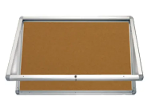 Infovitrine 6xa4 Kurkbord Voor Binnen Aluminium Frame